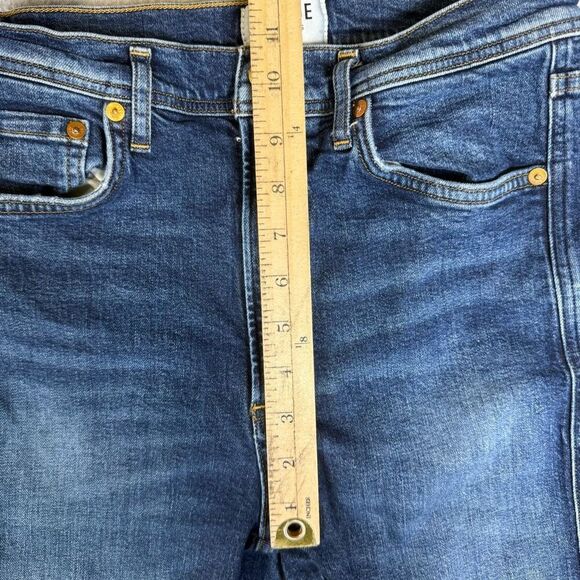 Agolde Womens Size 27 Skinny Denim Jeans Blue Medium Wash Pockets Stretch - Picture 4 of 8